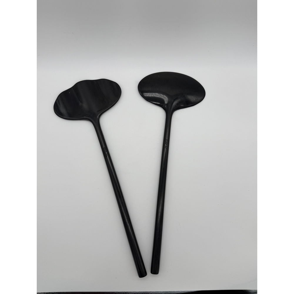 Copco Salad Serving Set  Black Good Vintage Melamine 2530-51